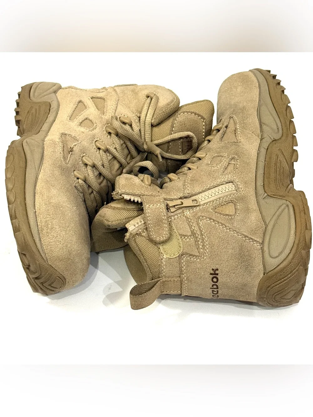 Reebok Rapid Response RB8694 Men’s 8M Desert Tan Composite Toe Tactical Boots
